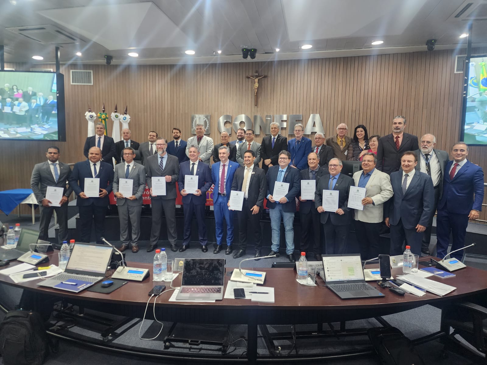 Os novos conselheiros federais do Confea tomaram posse e iniciam seus mandatos de 1º de janeiro de 2026 a 31 de dezembro de 2028